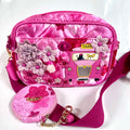 Vendula X Pink Ribbon Foundation London Cats & Corgis Floral Camera Bag