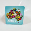 Corky Coaster Australia Map