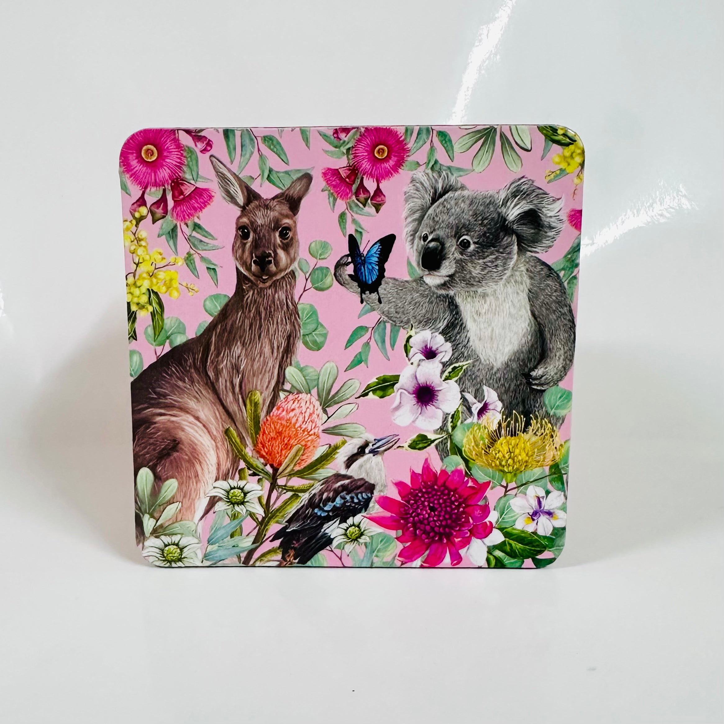Corky Coaster Bush Beauties