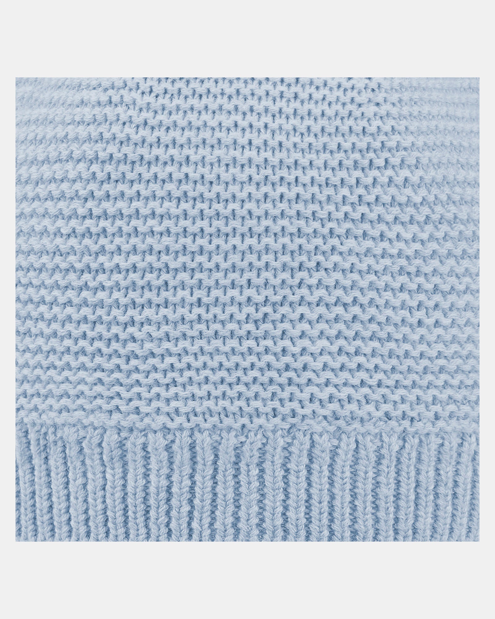Organic Beanie Snowy Bluebell
