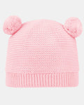 Organic Beanie Snowy Misty Rose