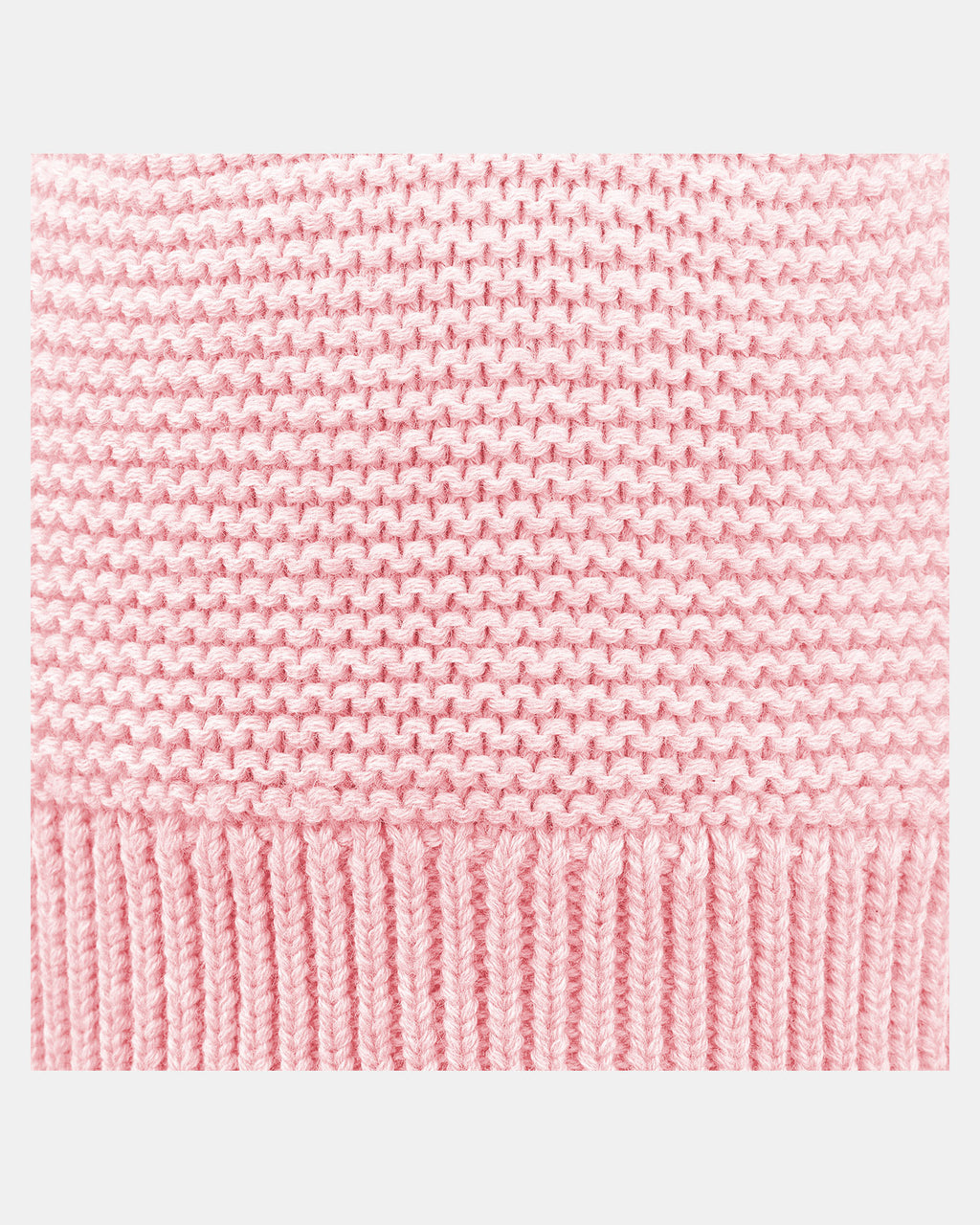 Organic Beanie Snowy Misty Rose