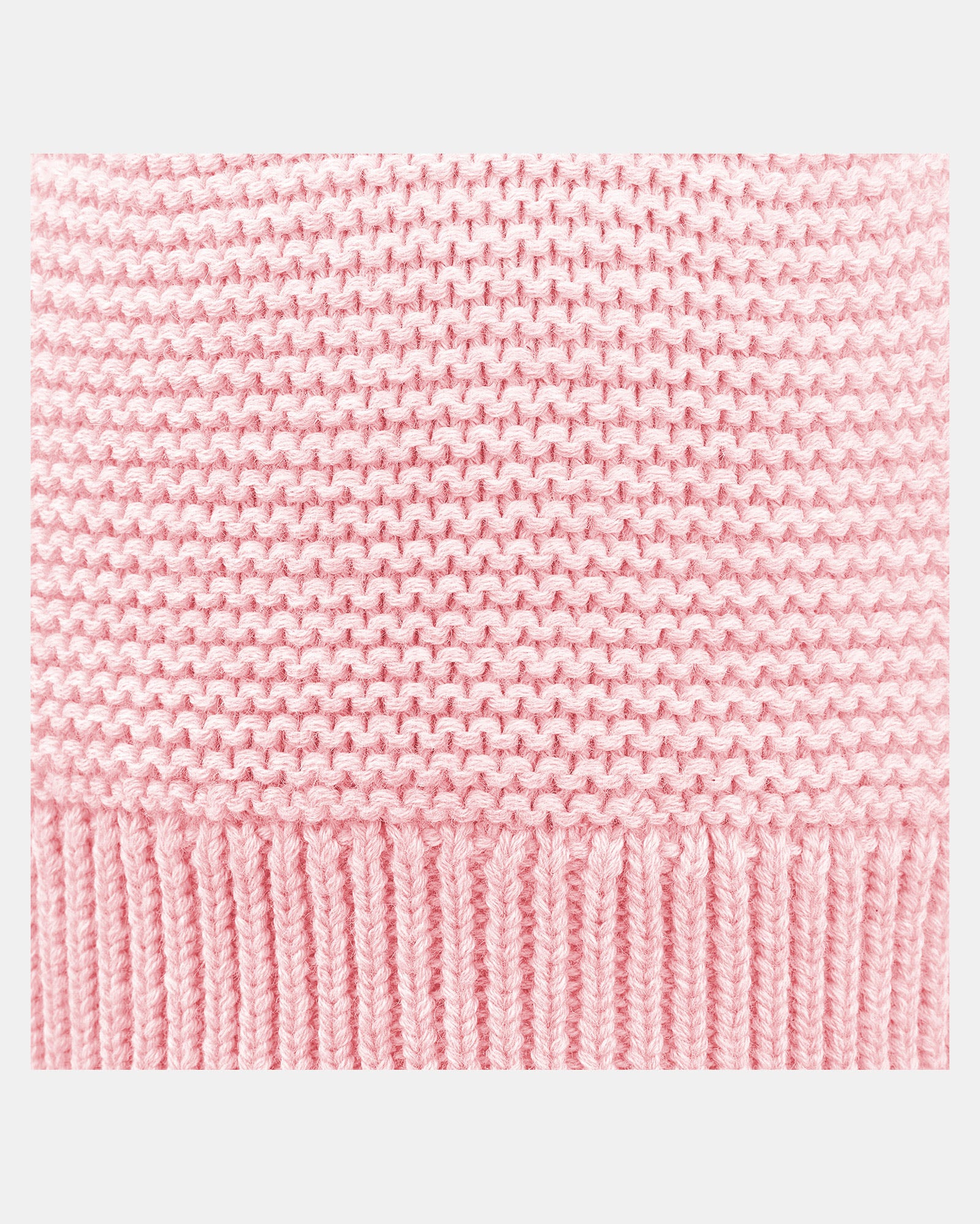 Organic Beanie Snowy Misty Rose