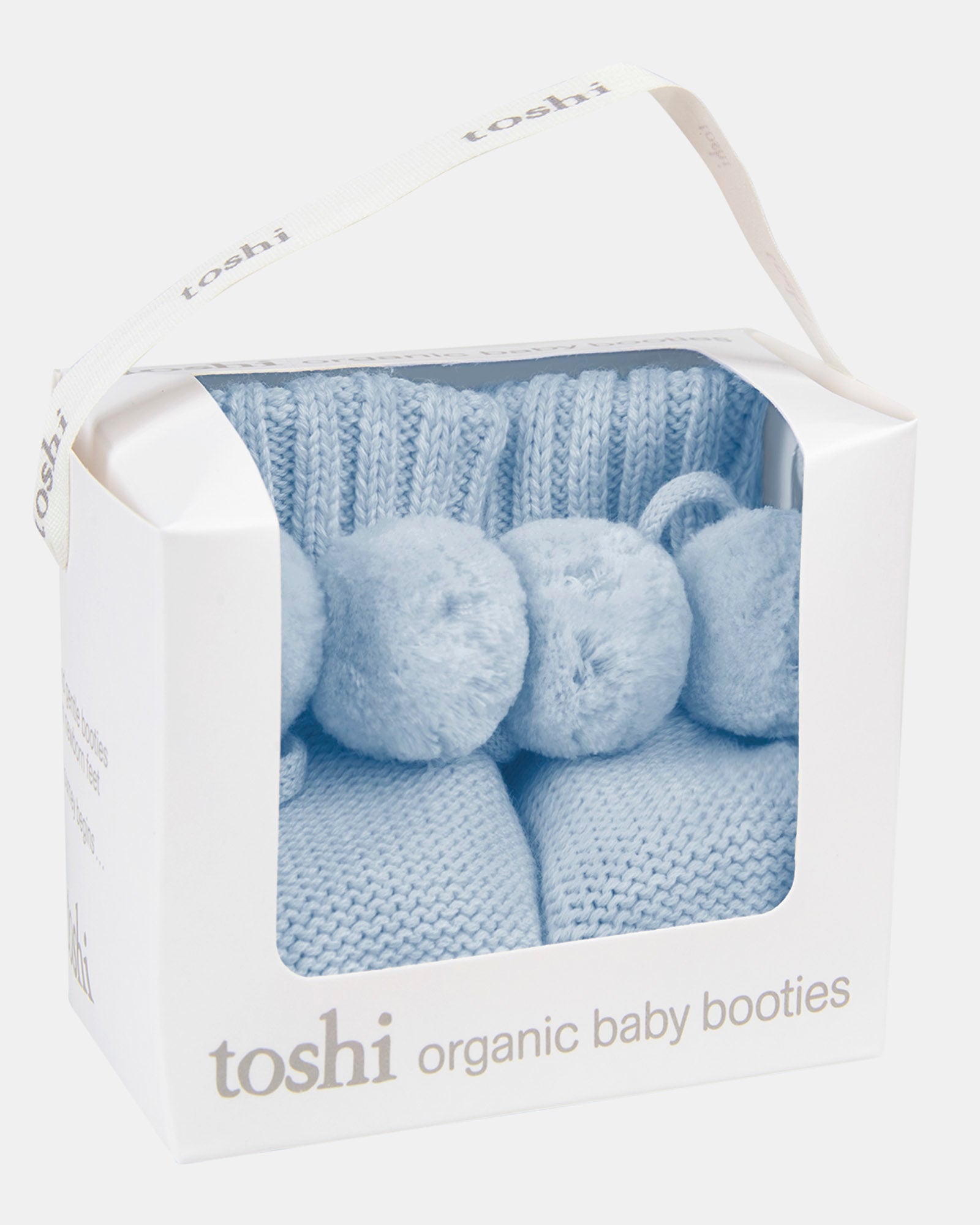 Organic Booties Yummy Bluebell