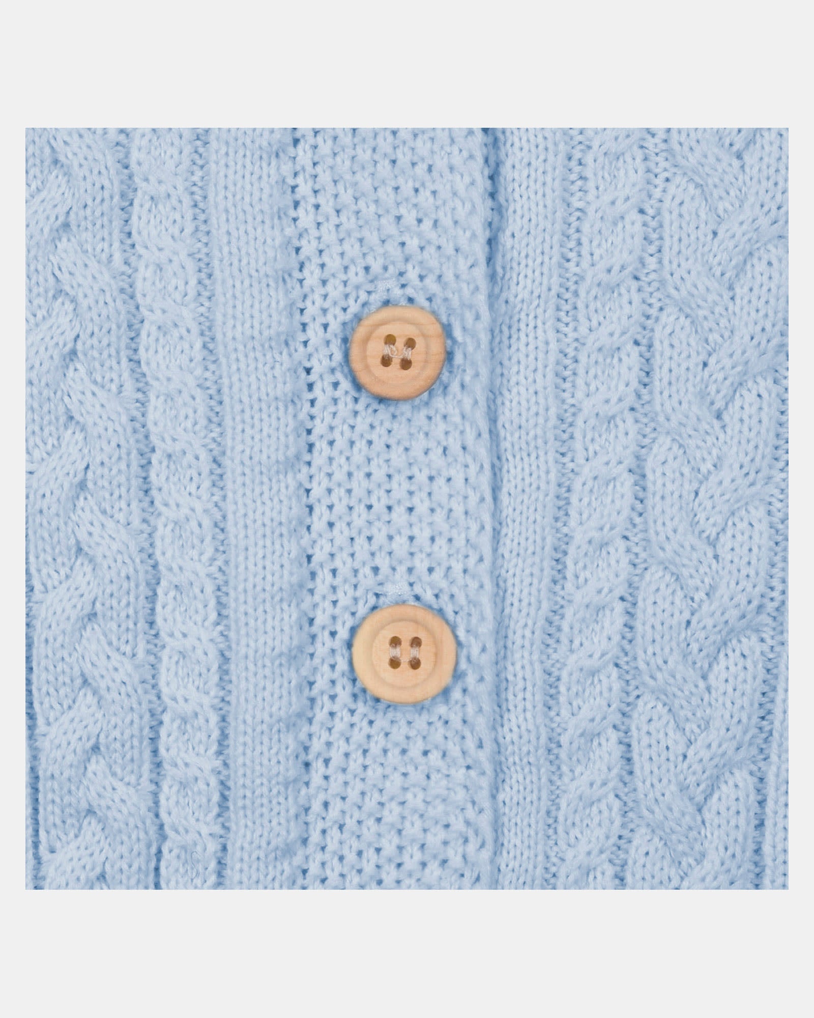 Organic Cardigan Yummy Bluebell