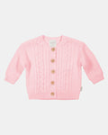 Organic Cardigan Yummy Misty Rose