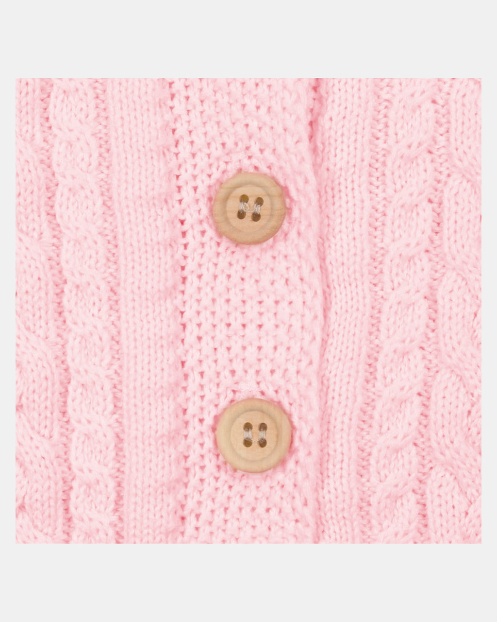 Organic Cardigan Yummy Misty Rose