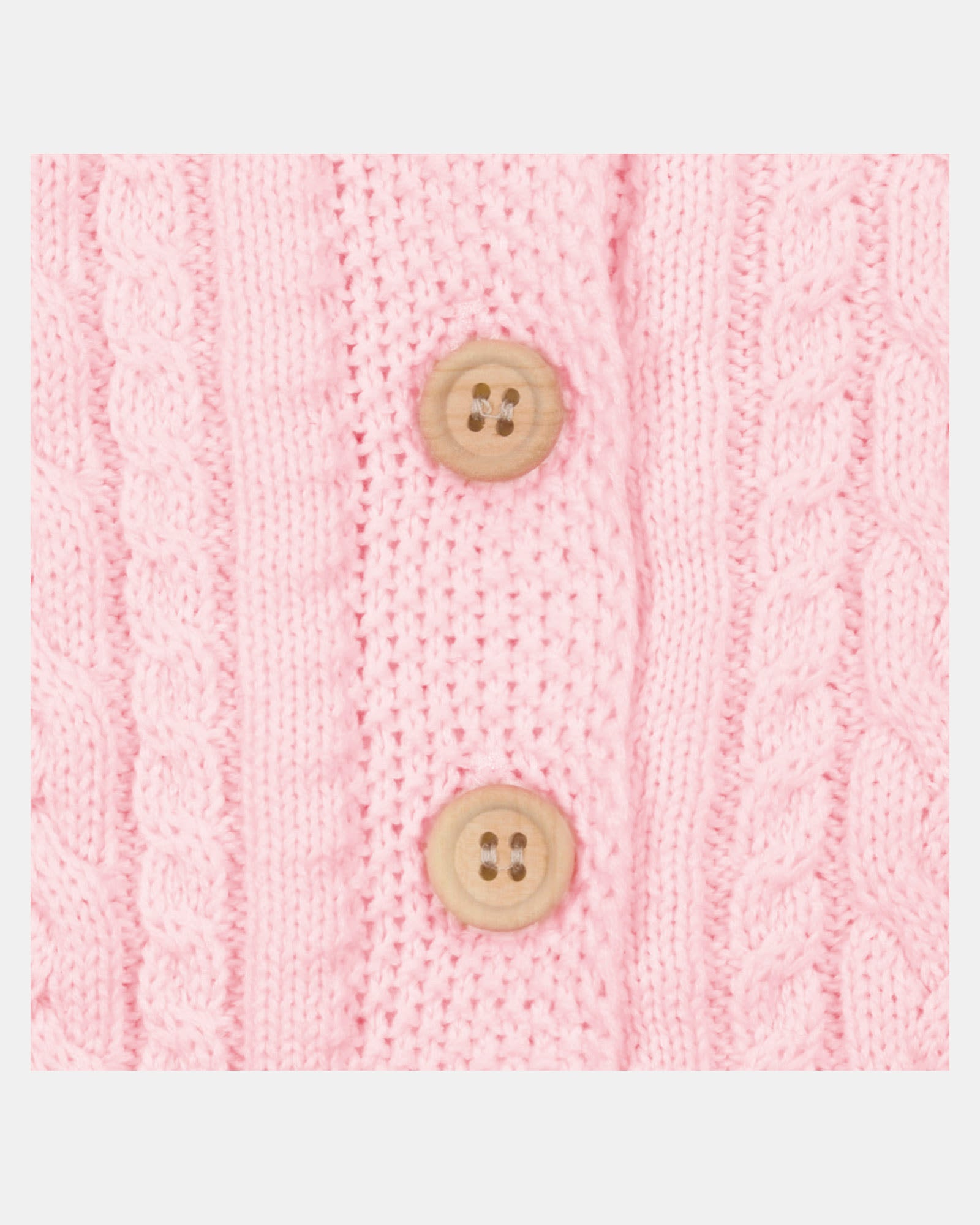 Organic Cardigan Yummy Misty Rose