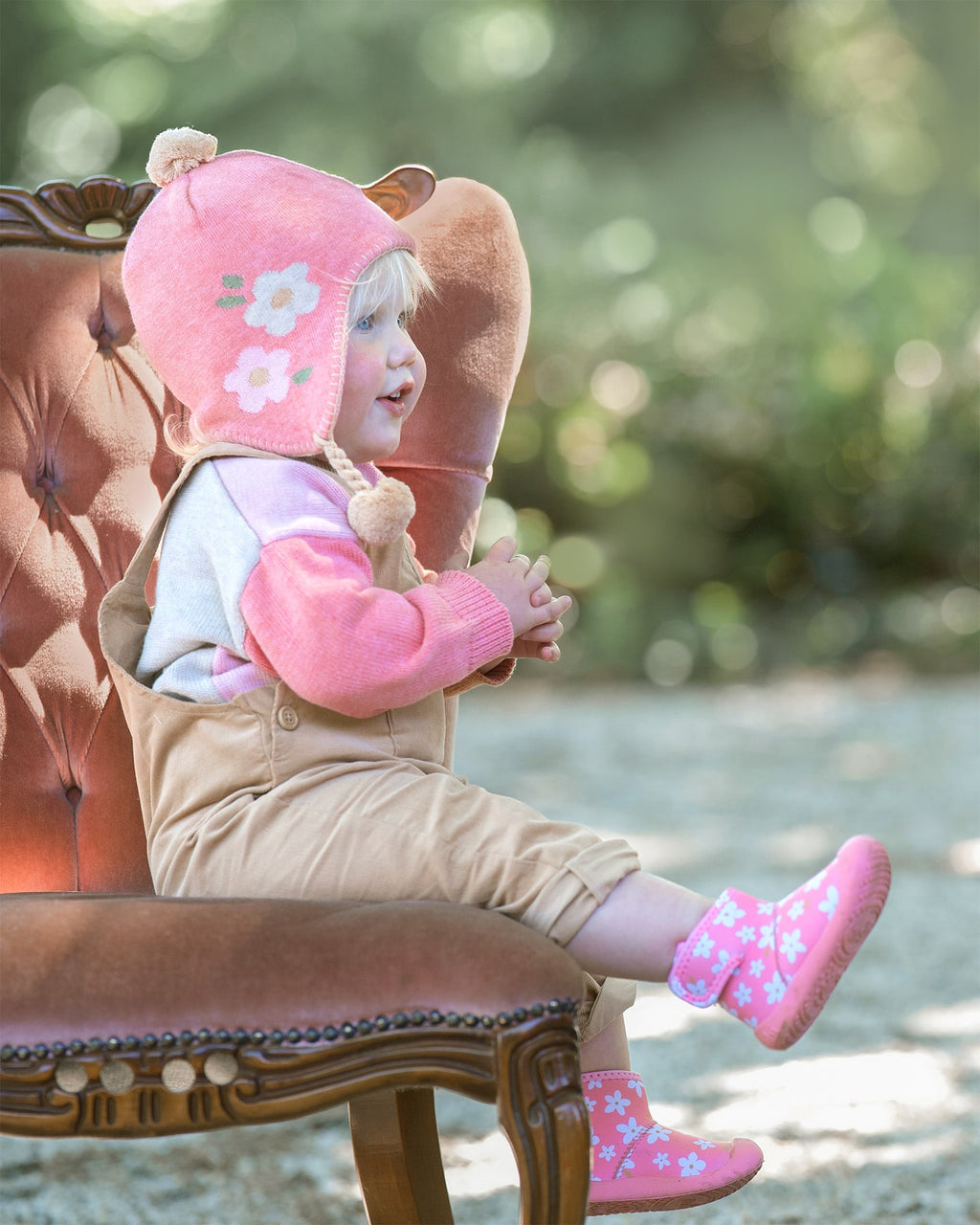 Organic Earmuff Mystical Rosie Posie