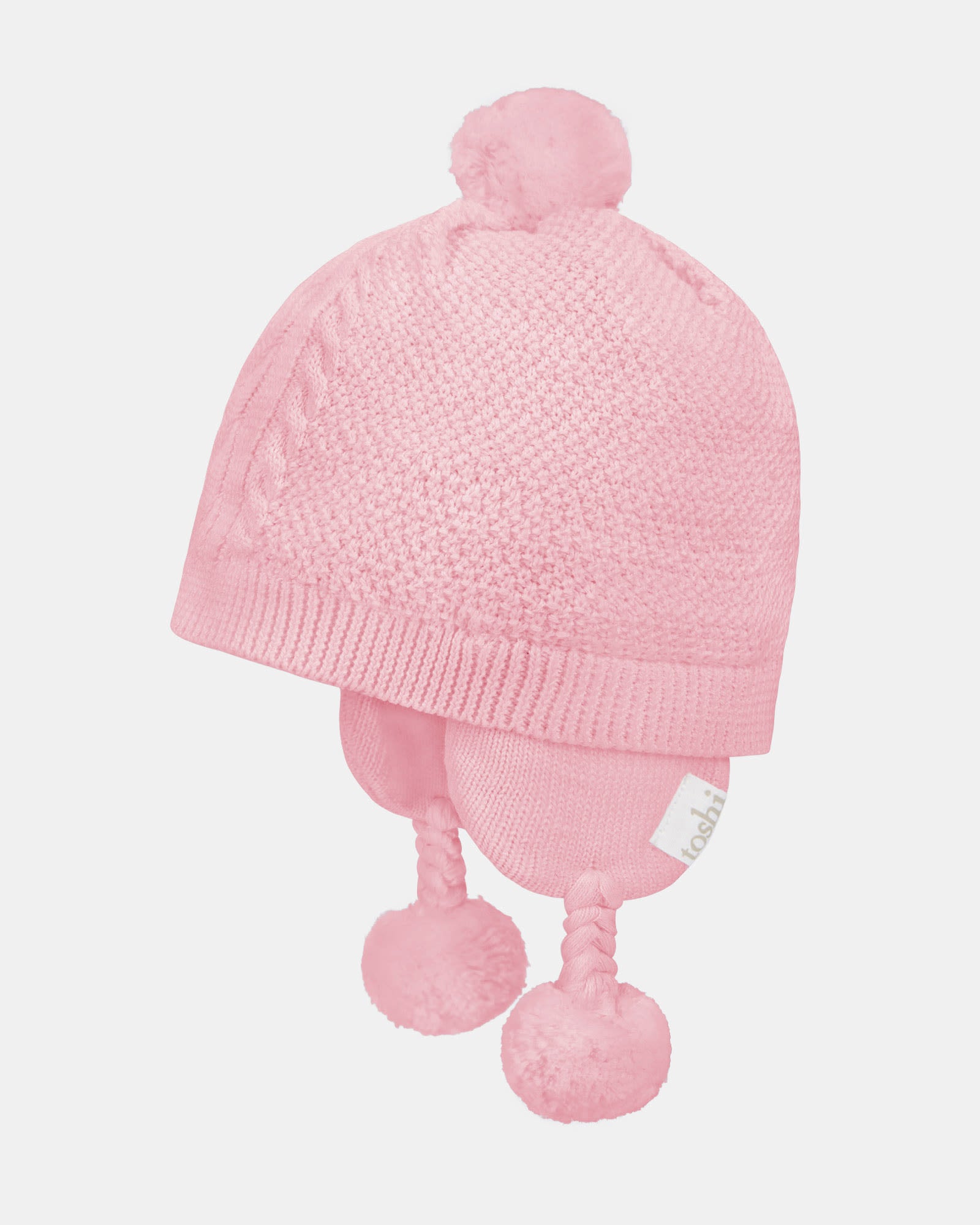 Organic Earmuff Yummy Misty Rose