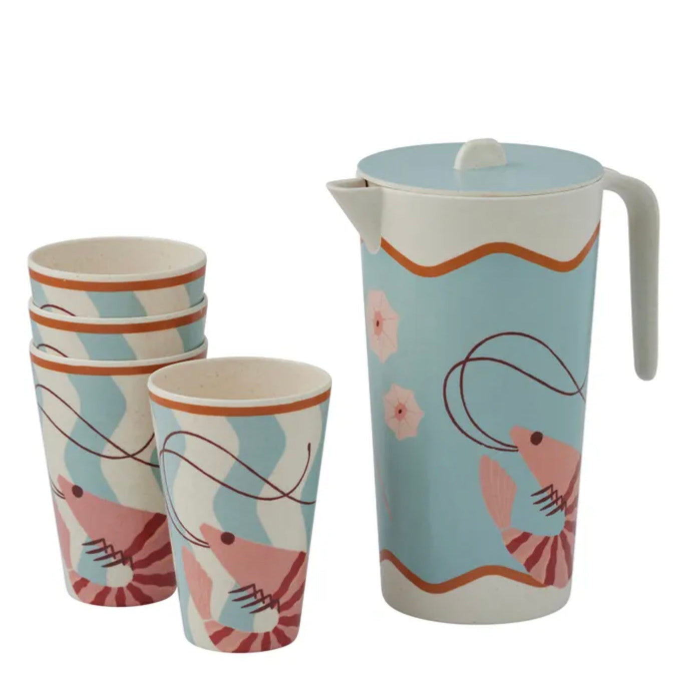 5 Piece Bamboo Drink Set - Shack